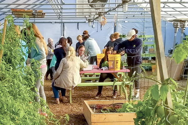 Growth in the hoop house - The Washtenaw Voice